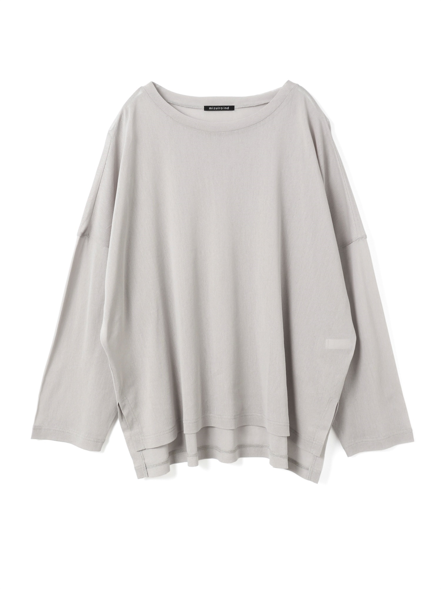 mesh long slv wide T | 1-210062(l.beige 19-Free)