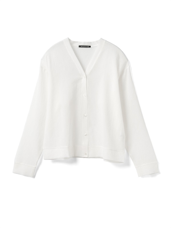 washer voile V neck C/D | 1-210072(off white 11-Free)
