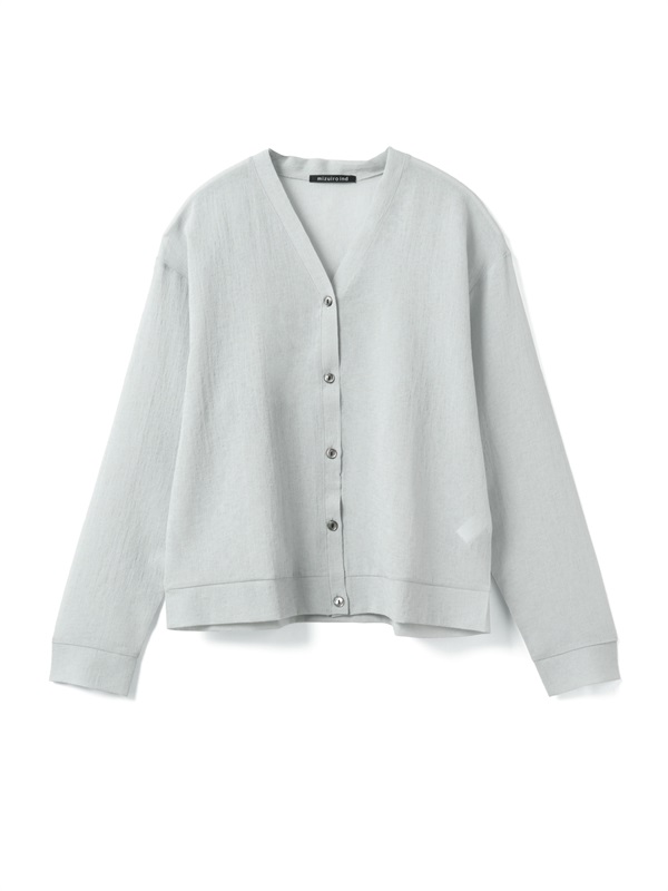 washer voile V neck C/D | 1-210072(l.gray 90-Free)