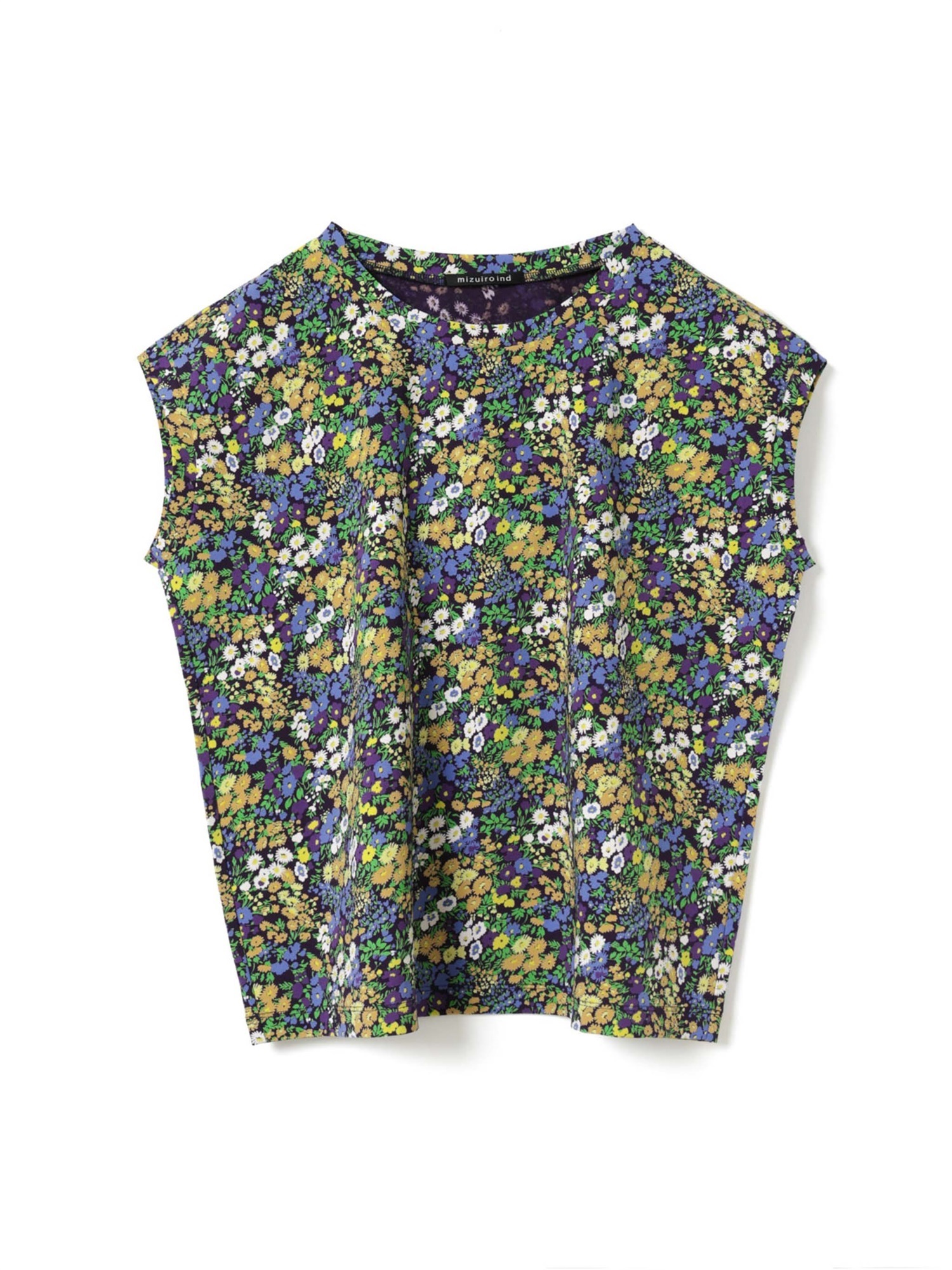 flower print french slv P/O | 1-210086(navy 77-Free)