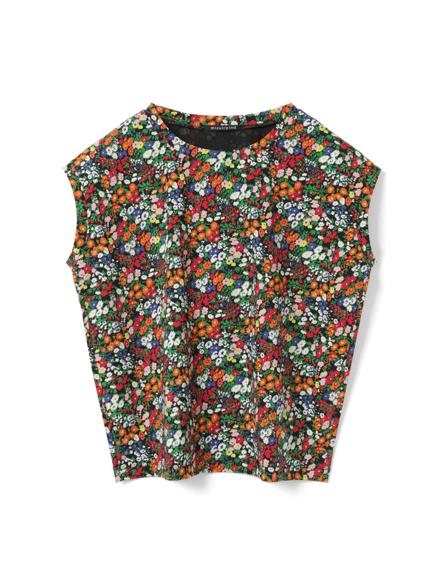 flower print french slv P/O | 1-210086(black 99-Free)