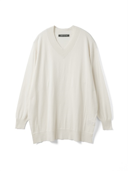 V neck wide P/O | 1-220059(ivory 12-Free)