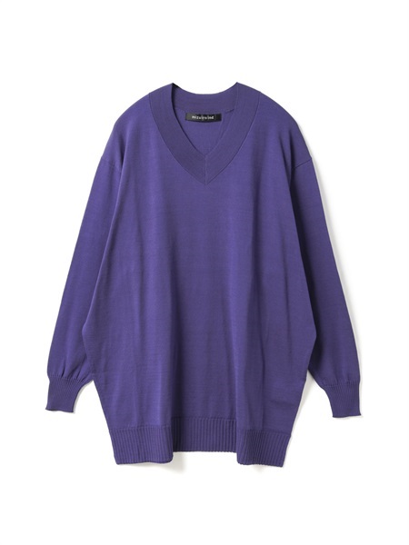V neck wide P/O | 1-220059(purple 32-Free)