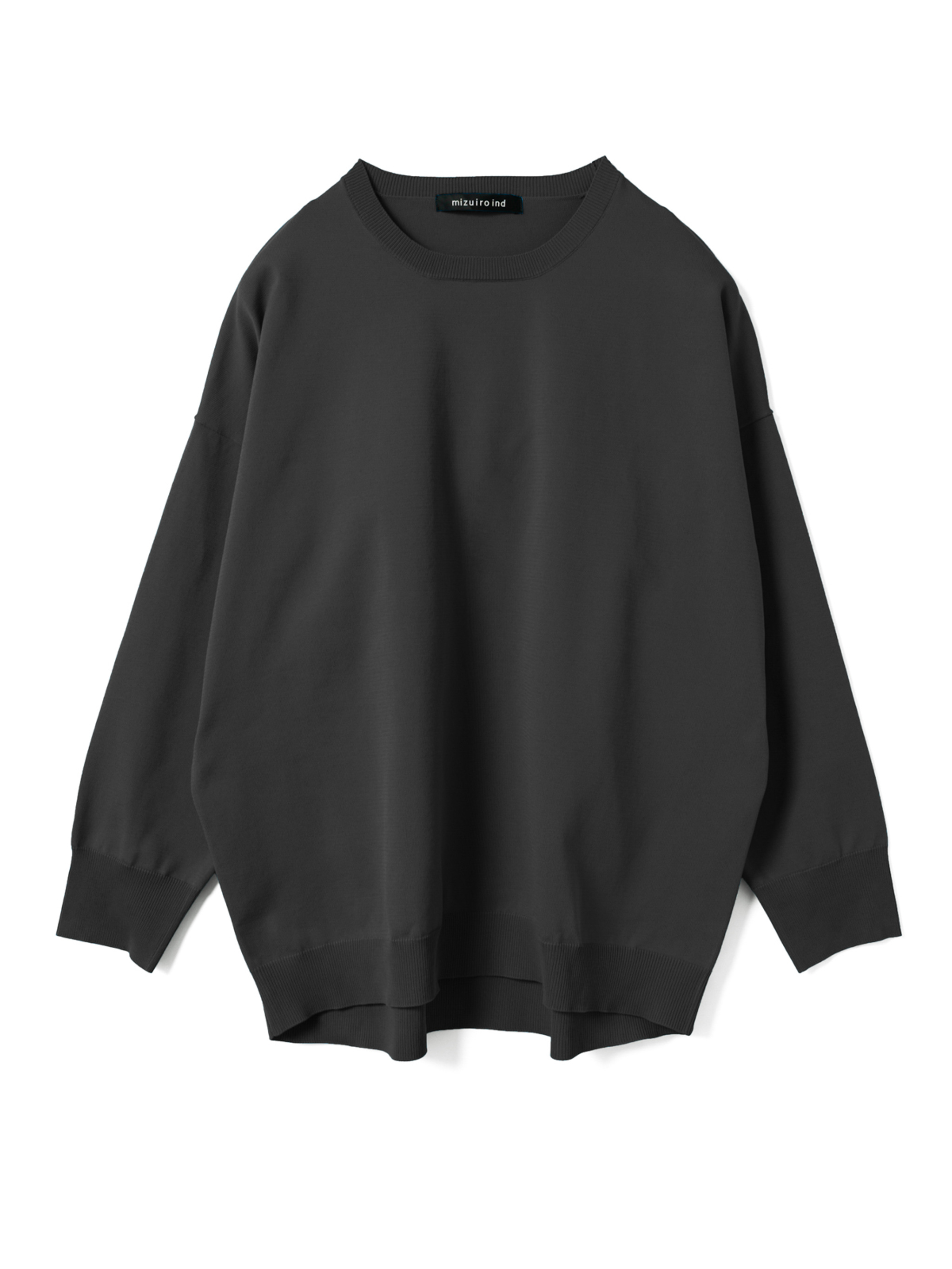 crew neck wide P/O | 1-220077(black 99-Free)