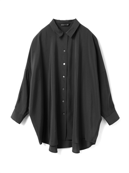wide tunic shirt | 1-230129(black 99-Free)