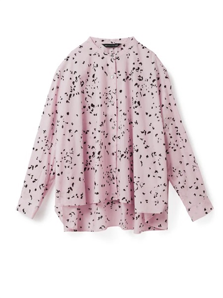 print back gather shirt | 1-230131(pink 41-Free)