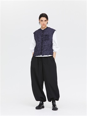 dots print catch washer N/S shirt | 1-230140