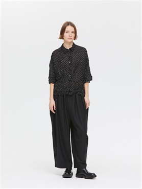 dots print catch washer shirt | 1-230141