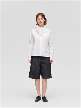 scarf collar shirt | 1-230148