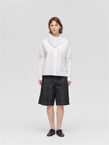scarf collar shirt | 1-230148