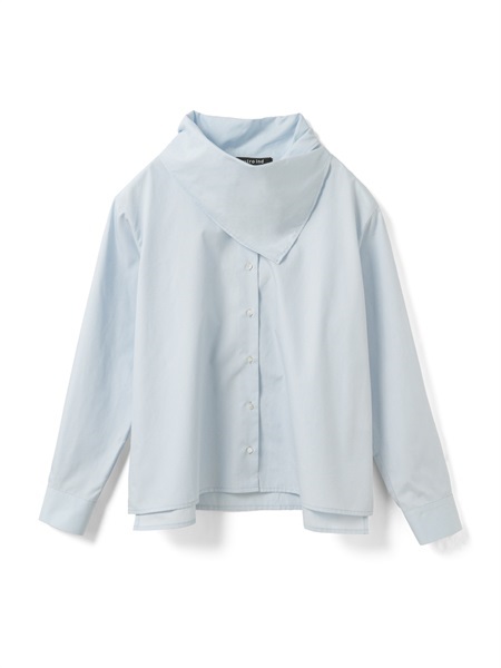scarf collar shirt | 1-230148(l.blue 30-Free)
