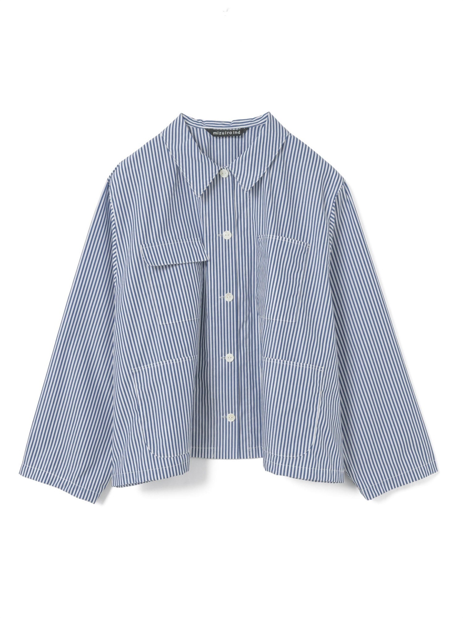stripe coverall | 1-230151(blue 31-Free)