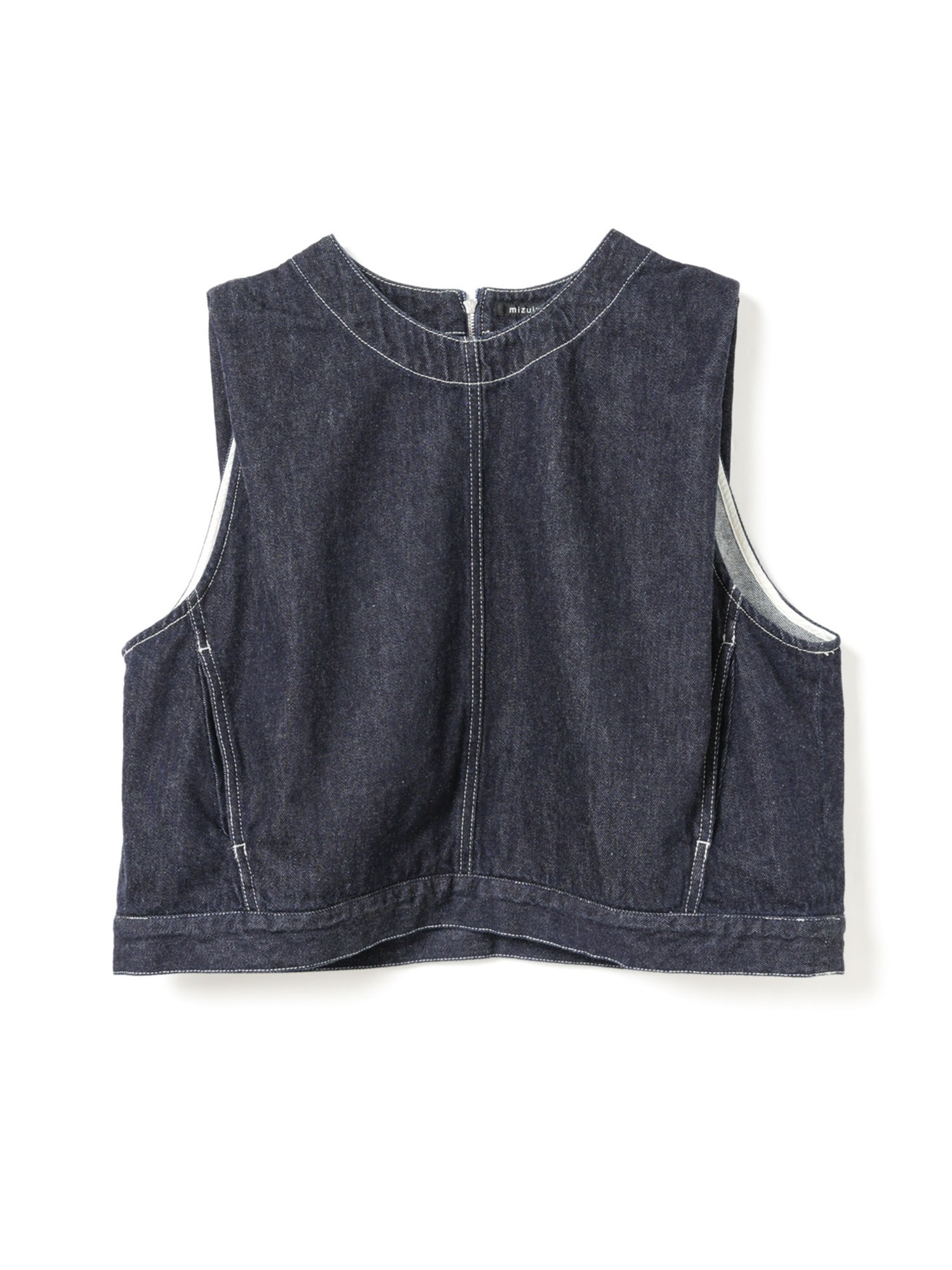 denim vest | 1-230157OW(navy 77-Free)