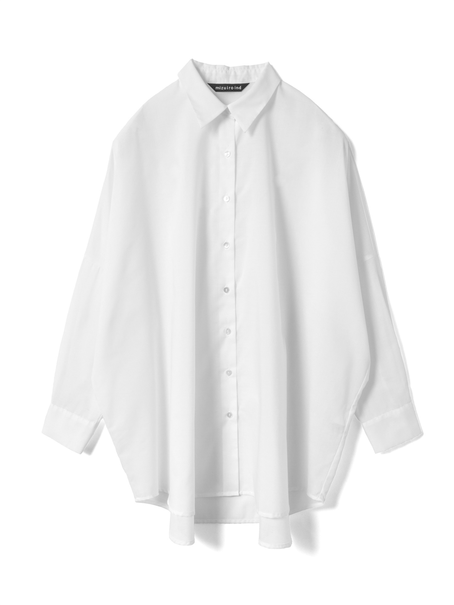 T/C sheer wide shirt | 1-230162(off white 11-Free)