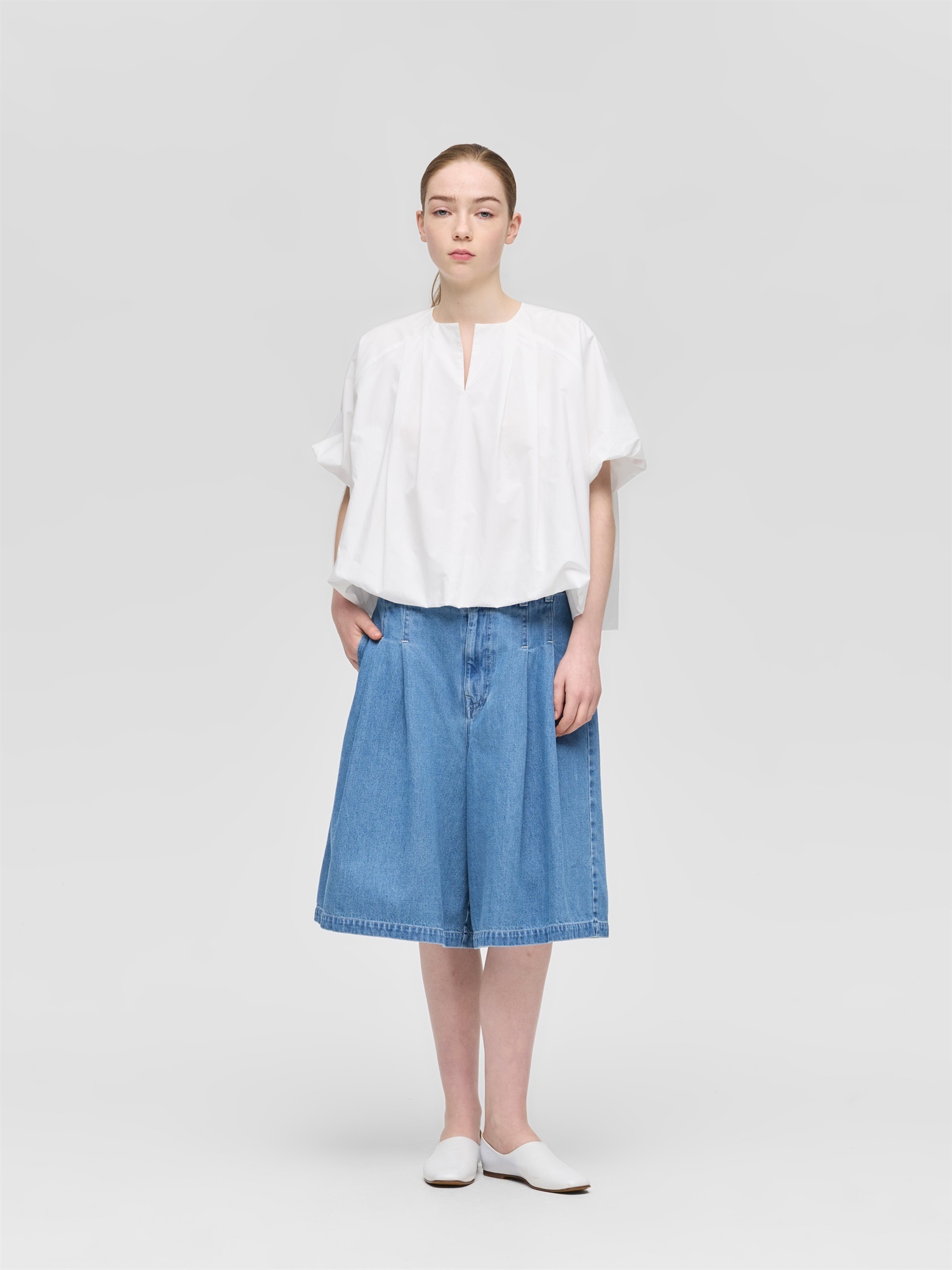 ballon no collar shirt | 1-230163