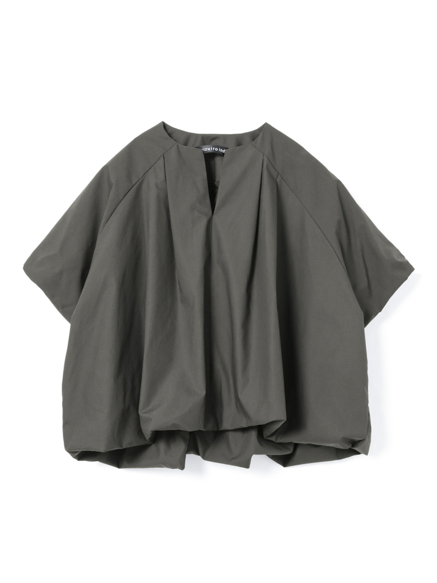 ballon no collar shirt | 1-230163(c.gray 92A-Free)