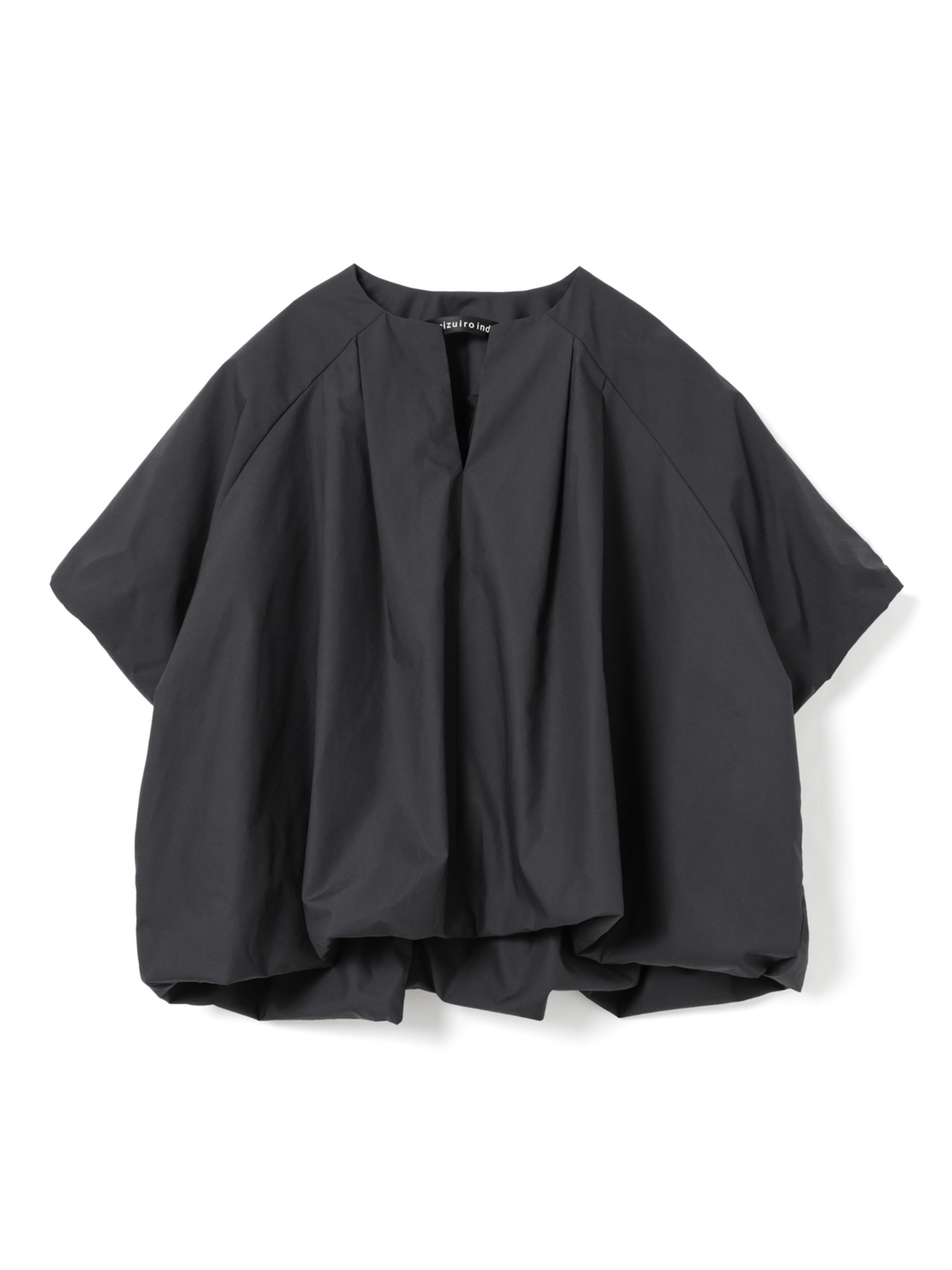 ballon no collar shirt | 1-230163(black 99A-Free)