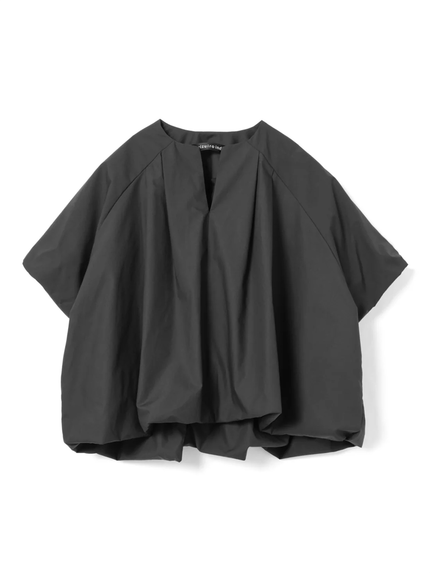 ballon no collar shirt | 1-230163(black 99-Free)