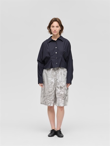 cocoon short shirt | 1-230164