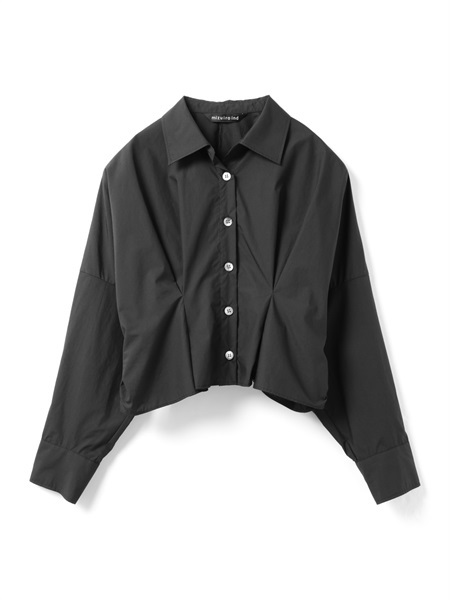 cocoon short shirt | 1-230164(black 99-Free)