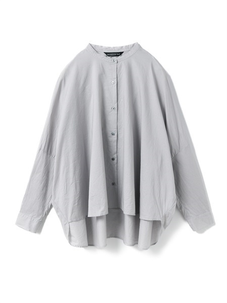 back gather wide shirt | 1-238975(l.gray 90-Free)