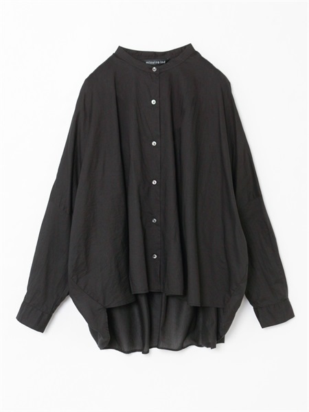 back gather wide shirt | 1-238975(black 99-Free)