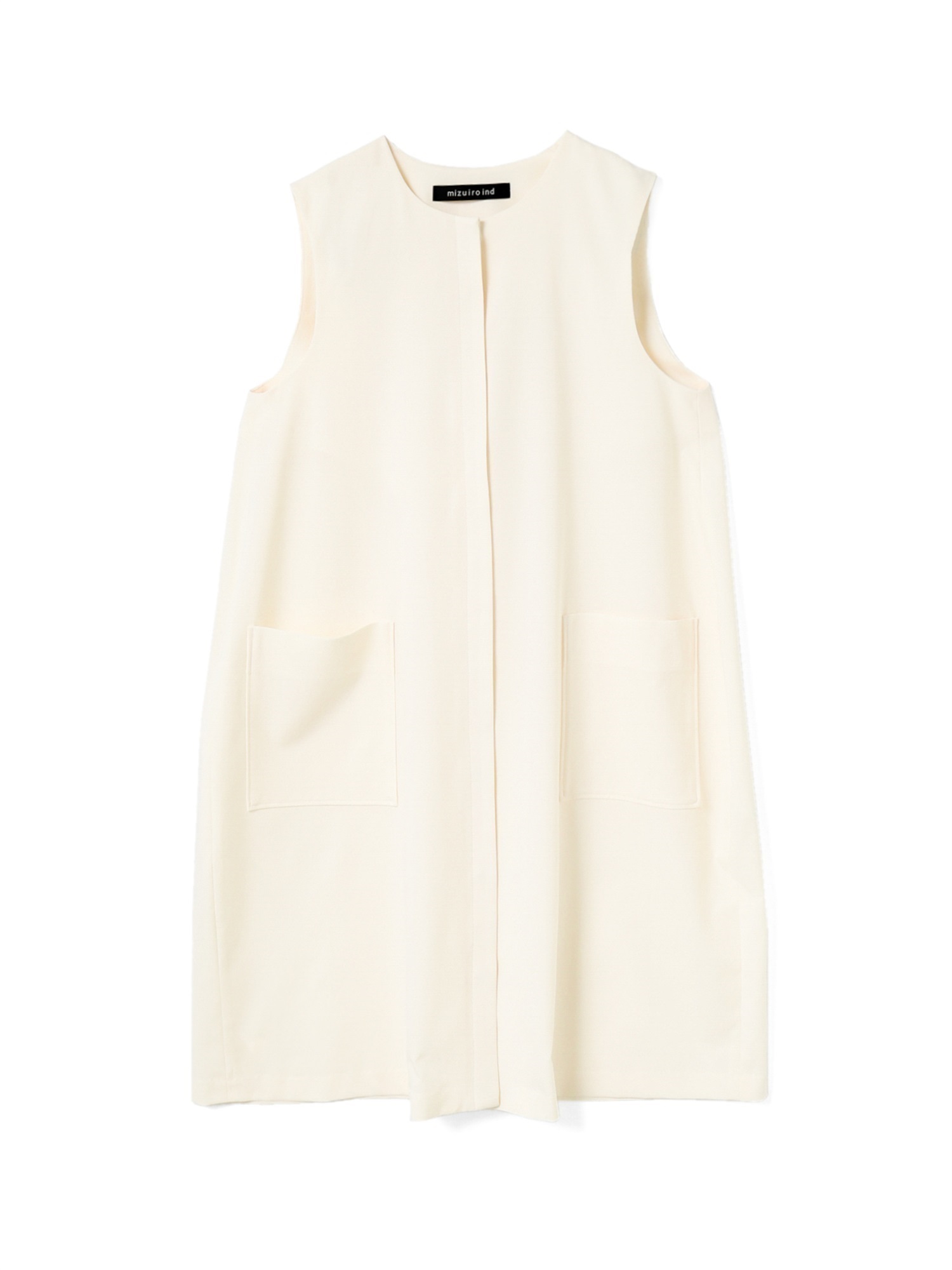 front fly cocoon gilet | 1-250021(ivory 12-Free)