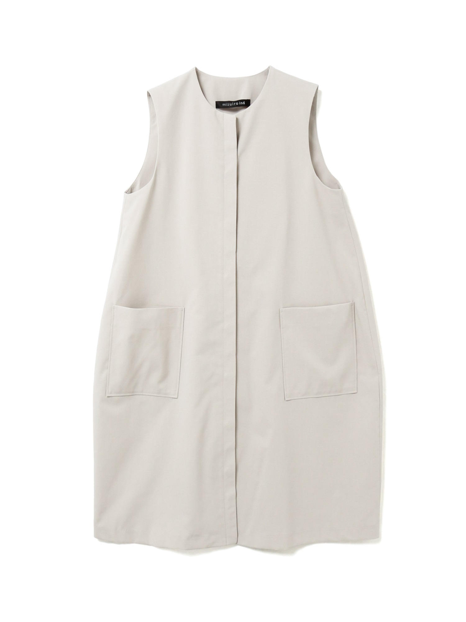 front fly cocoon gilet | 1-250021(beige 19-Free)