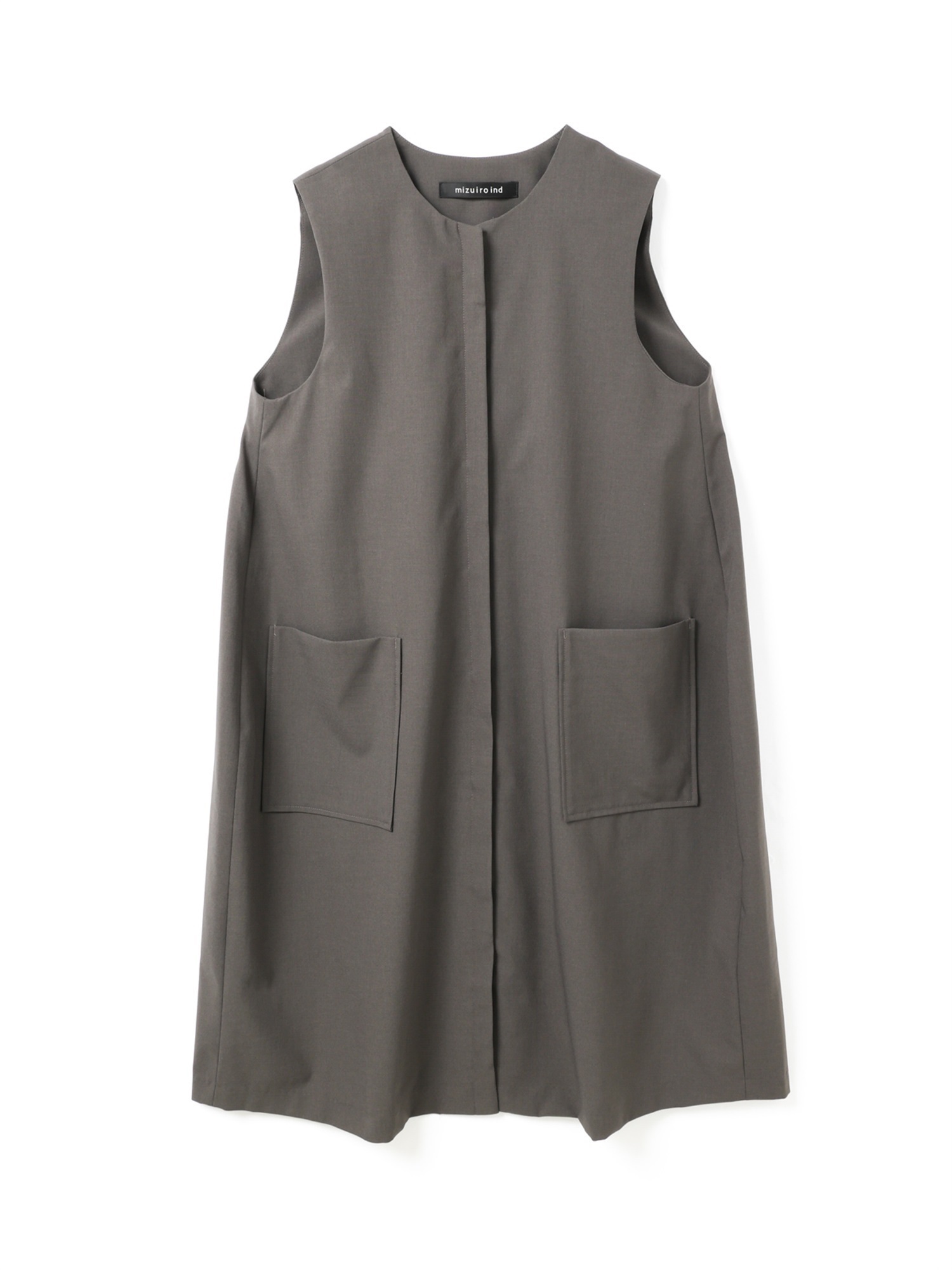 front fly cocoon gilet | 1-250021(greige 20-Free)