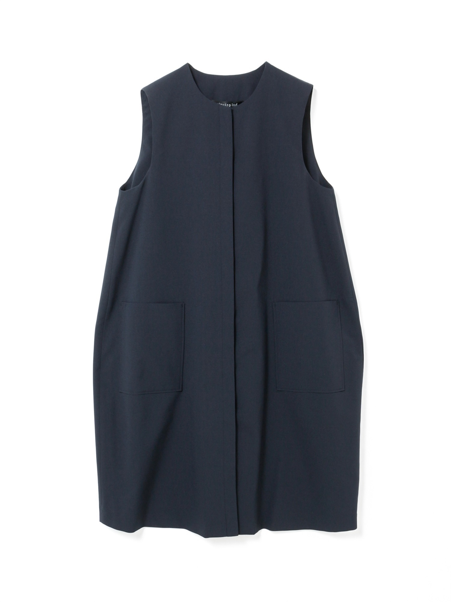 front fly cocoon gilet | 1-250021(navy 77-Free)