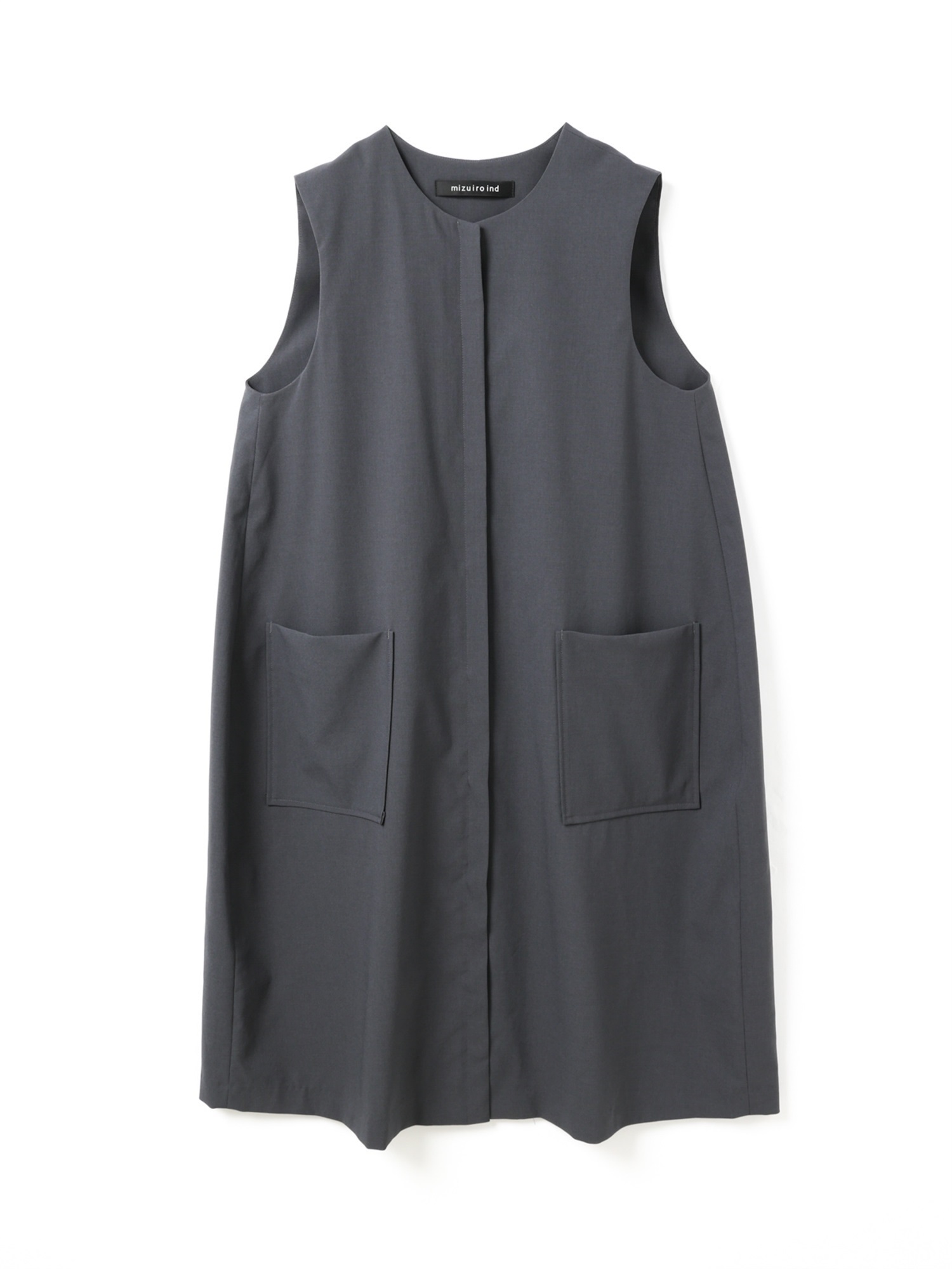 front fly cocoon gilet | 1-250021(d.gray 92-Free)