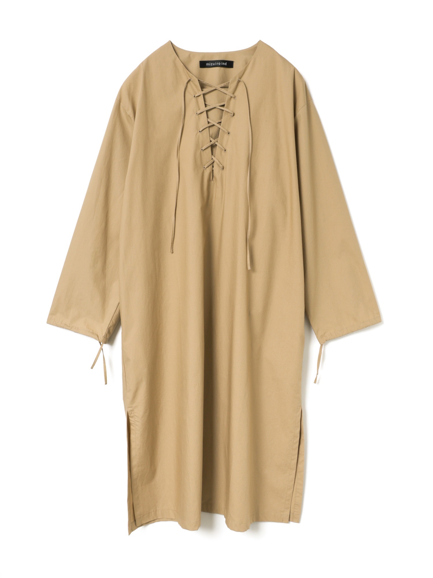 lace up OP | 1-250072(beige 20-Free)