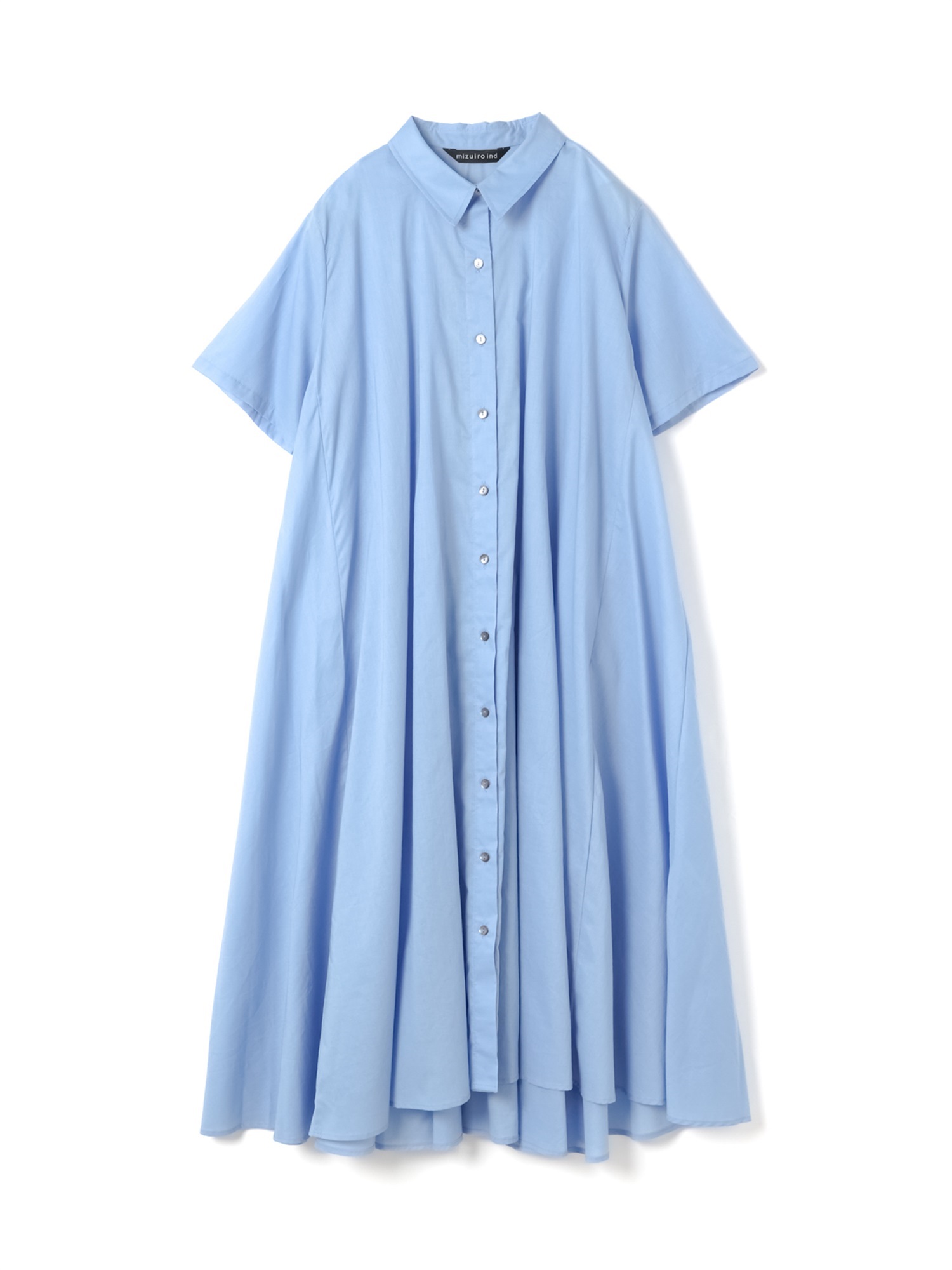 half slv  flare shirt OP | 1-250074(l.blue 30-Free)