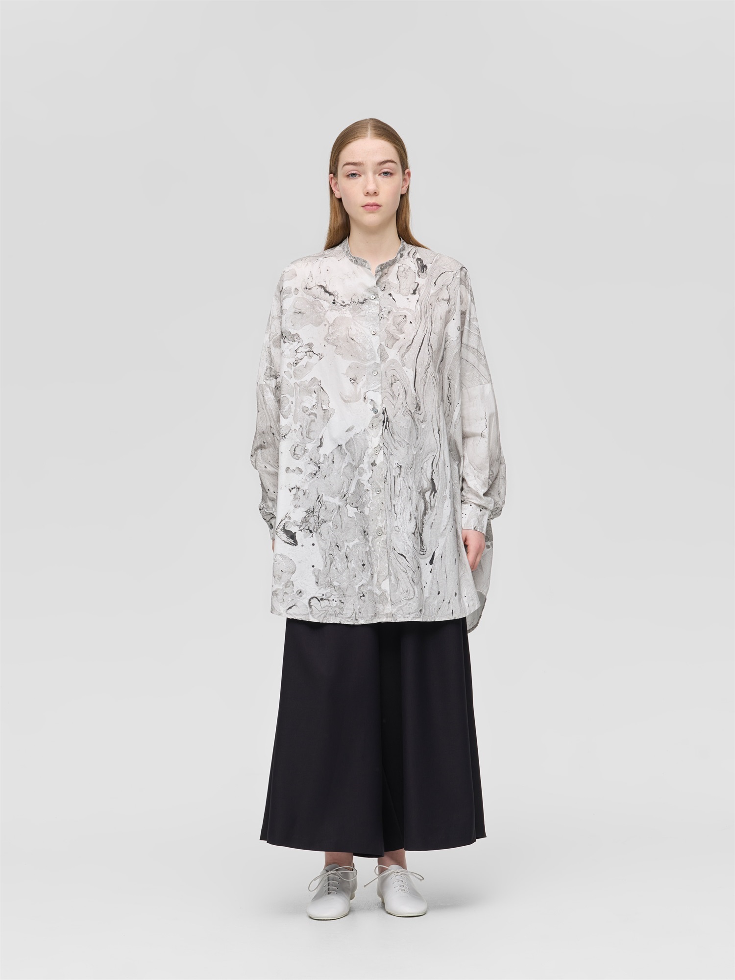 marble print tunic OP | 1-250081