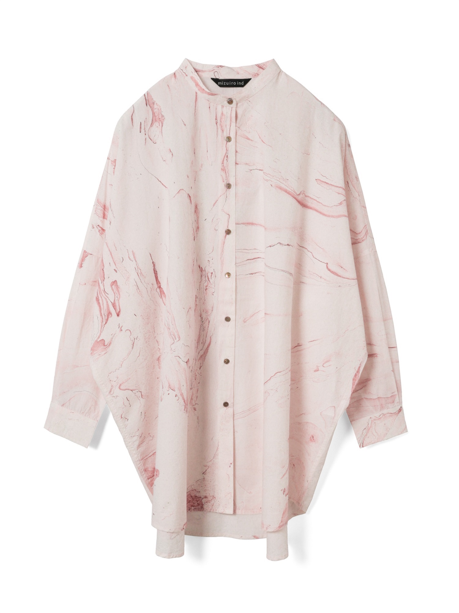marble print tunic OP | 1-250081(pink 41)