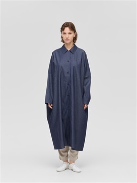denim wide shirt OP | 1-250083