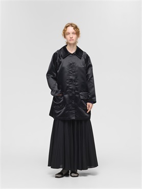 satin dolman coat | 1-270031