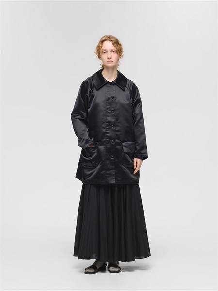 satin dolman coat | 1-270031