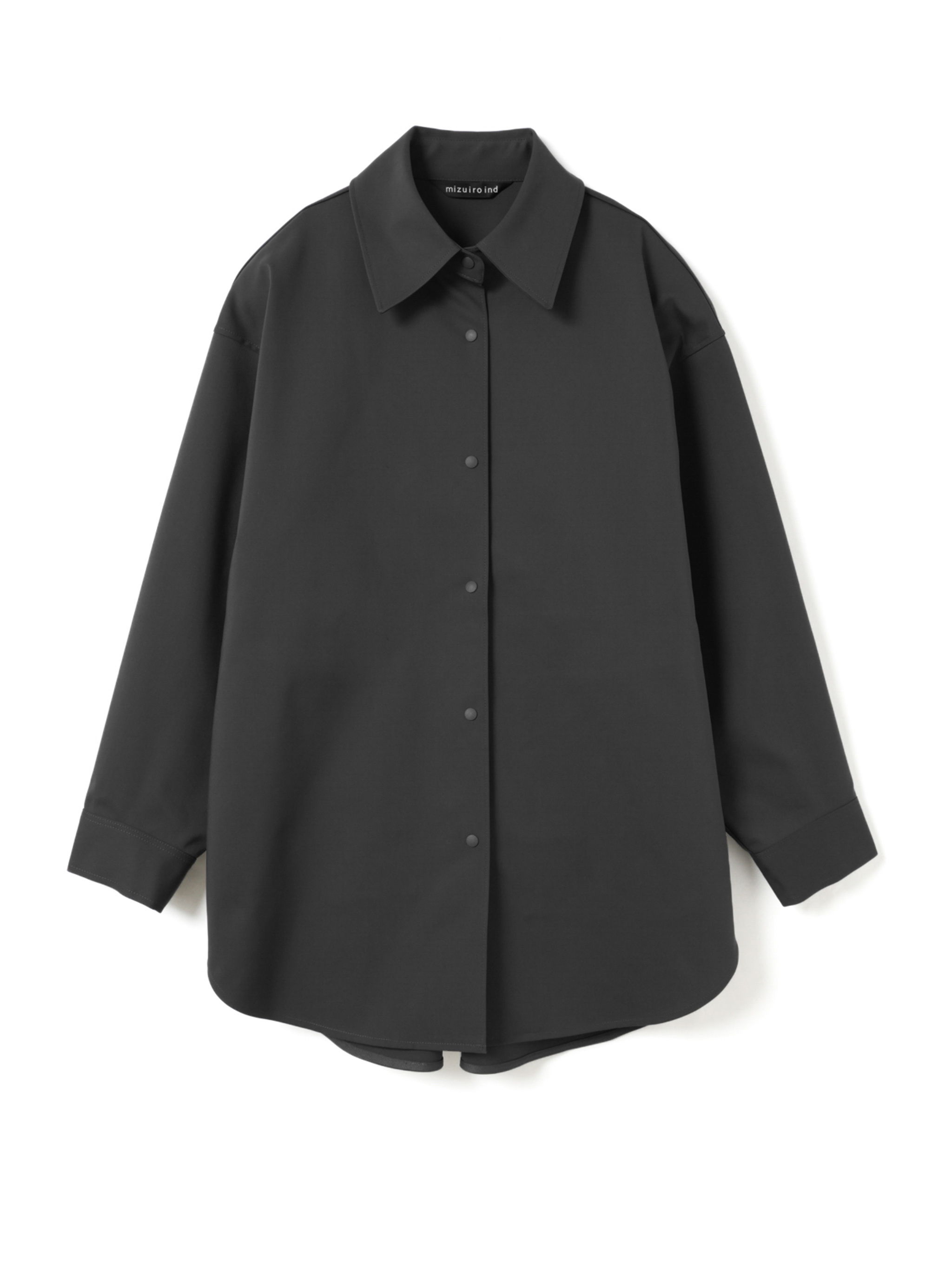 double cloth wide shirt blouson | 1-270037(black 99-Free)