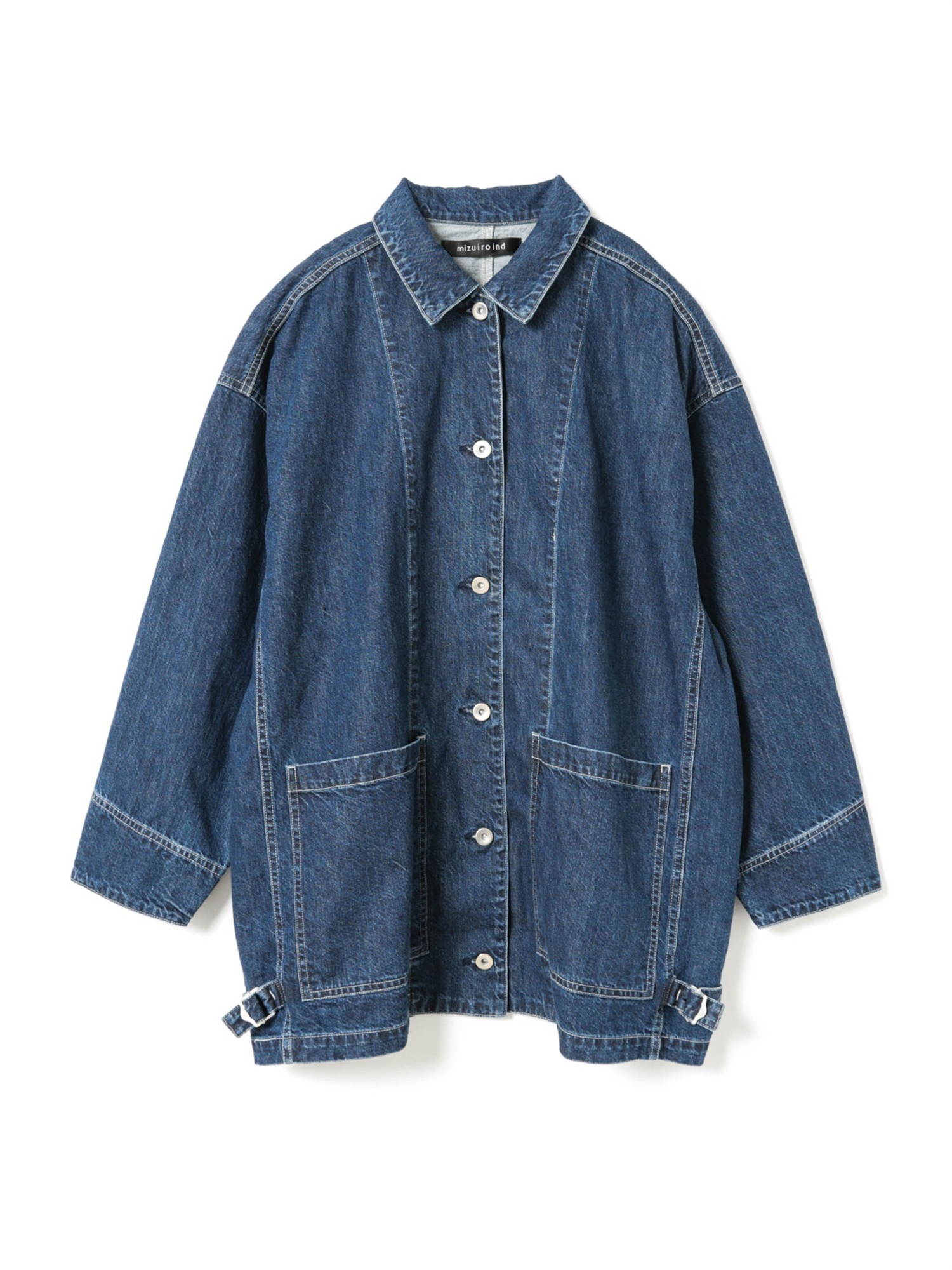 wide denim coverall | 1-270039BL(blue 30A-Free)