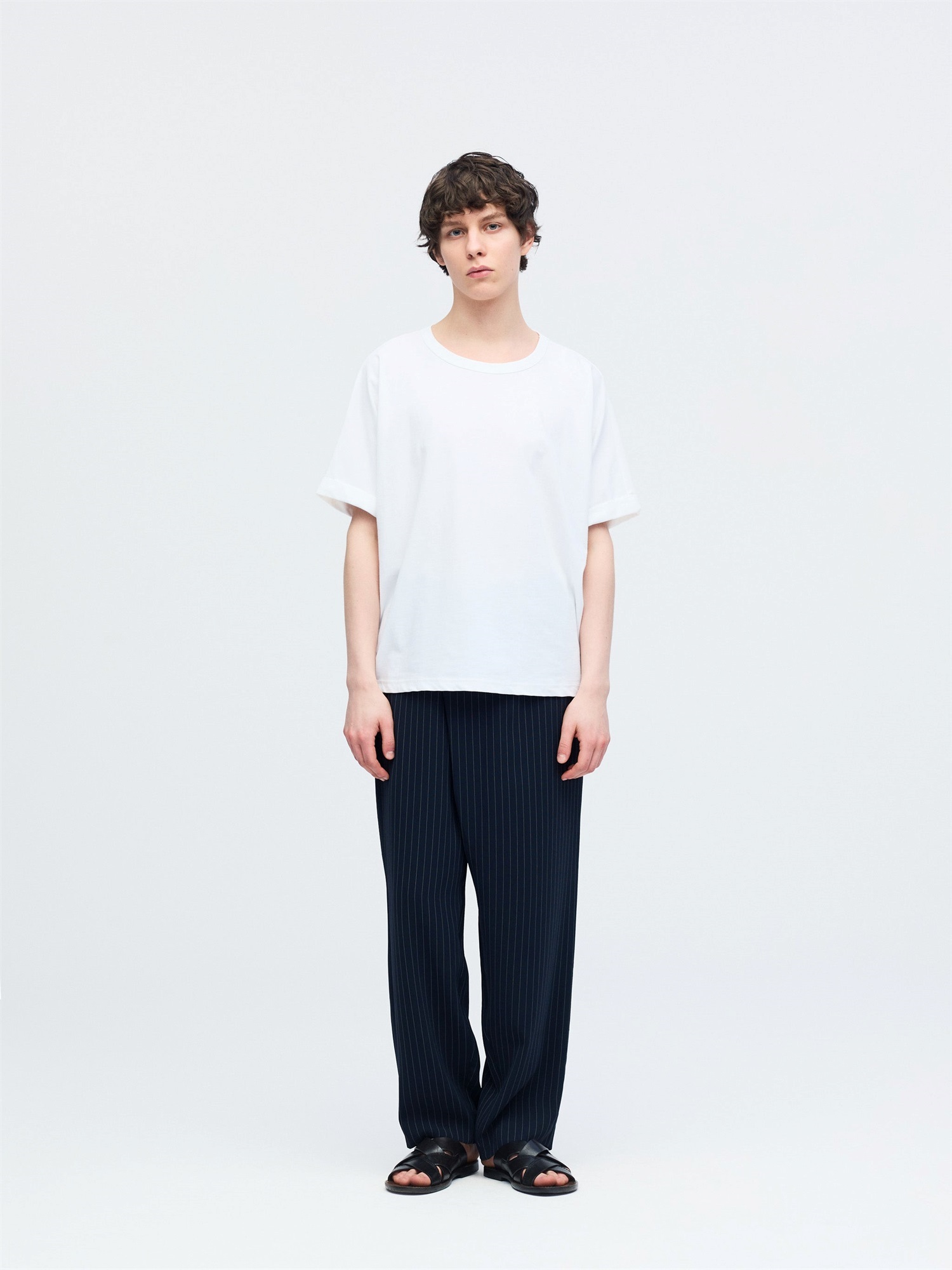 dolman roll up T shirt | 1-510007-m