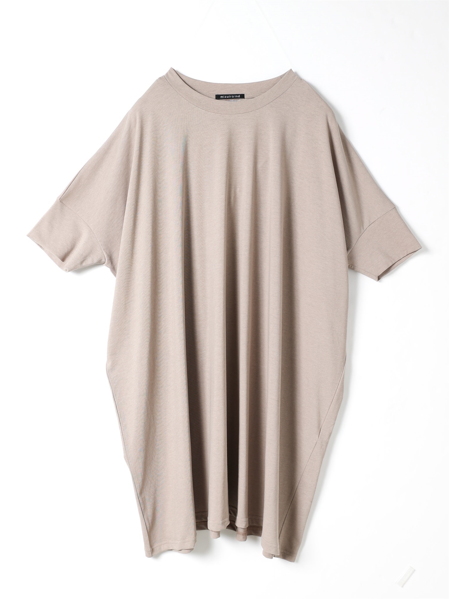 wide tunic Tshirt | 1-510008-w(beige 20-Free)