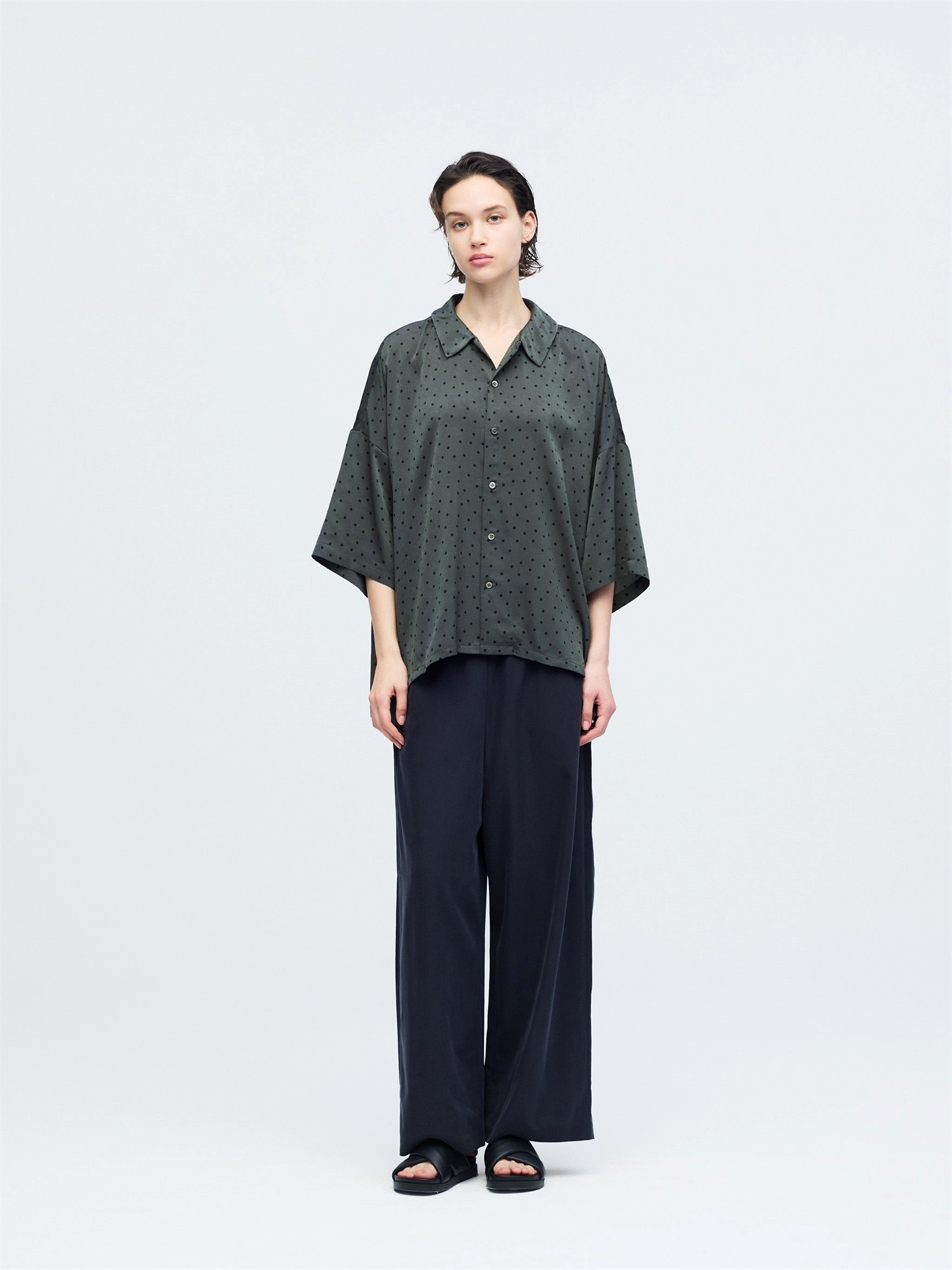 dots print shirt | 1-530016-w