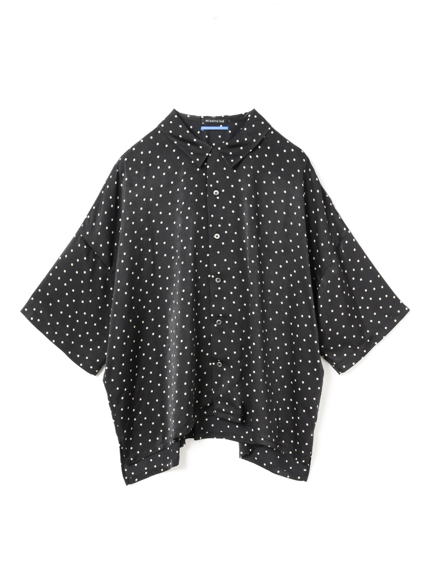 dots print shirt | 1-530016-w(black 99-Free)