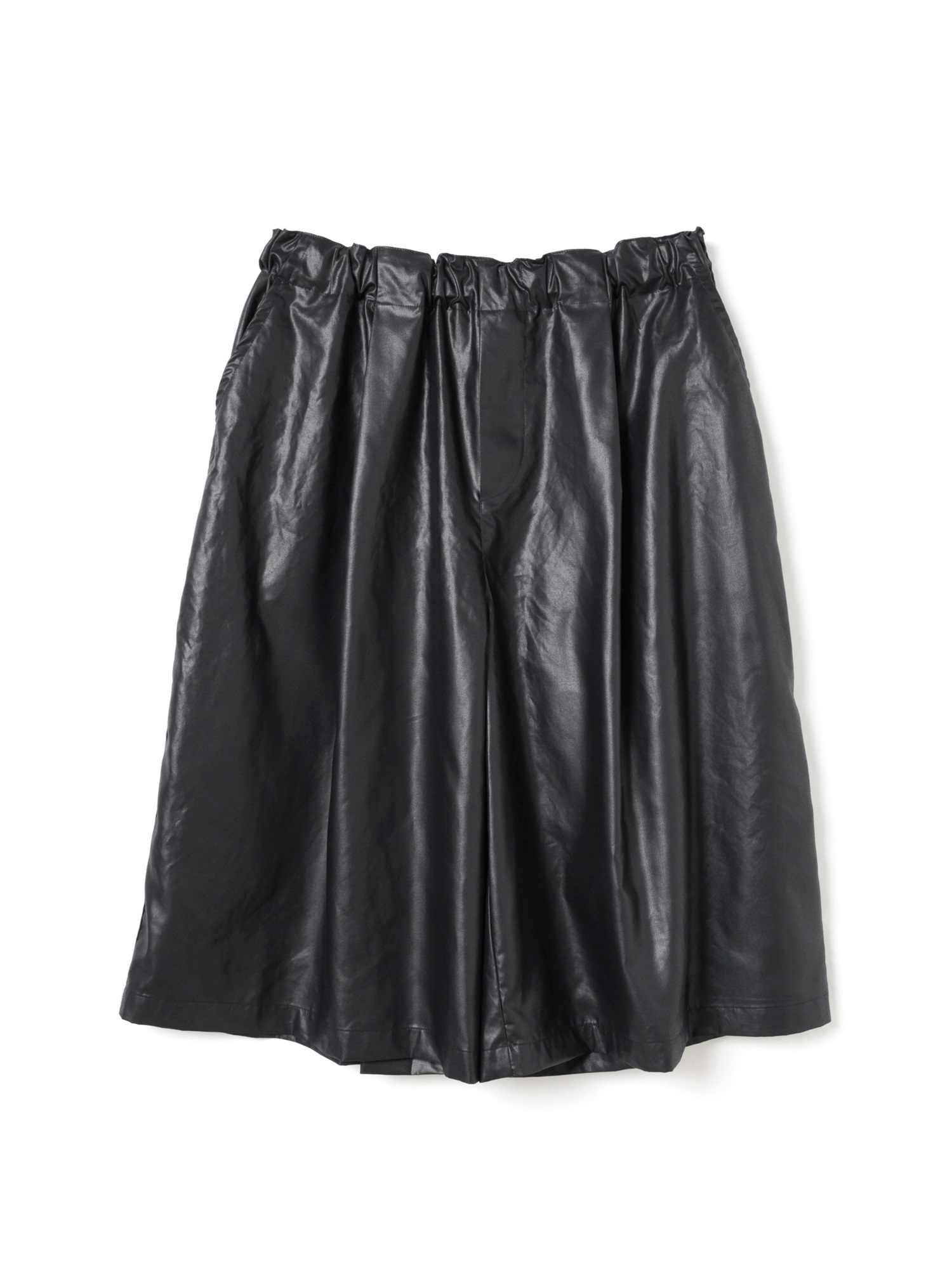 glossy wide half pants | 1-560009-w(black 99-Free)