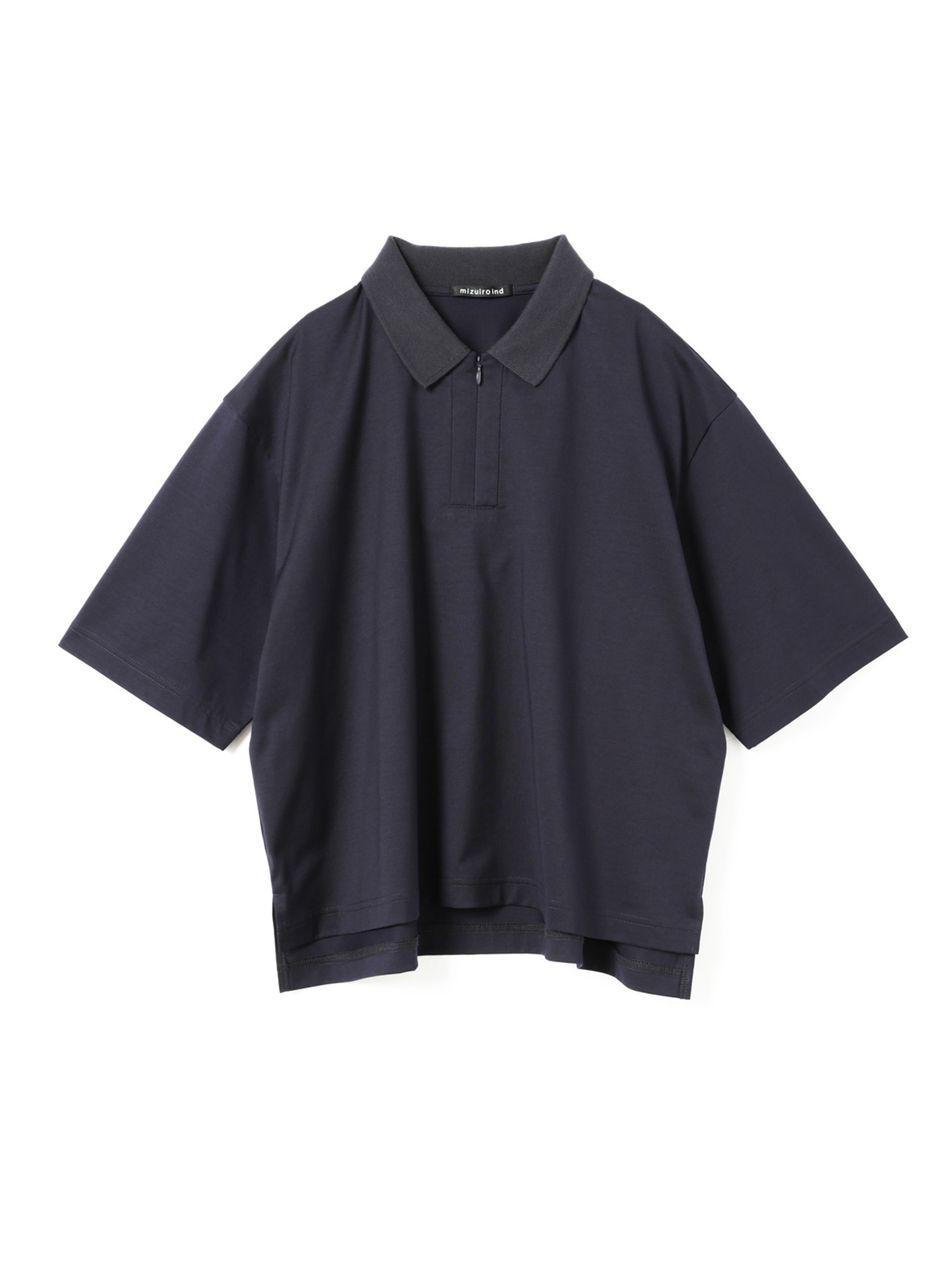 zip polo shirt | 2-210126(navy 77-Free)