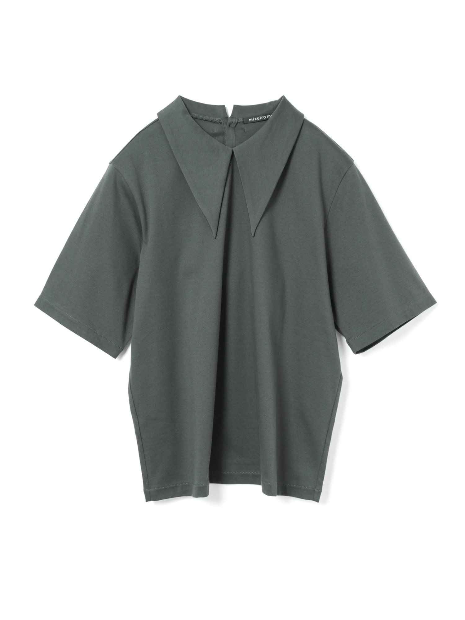 long collar T shit | 2-210128(c.gray 92-Free)