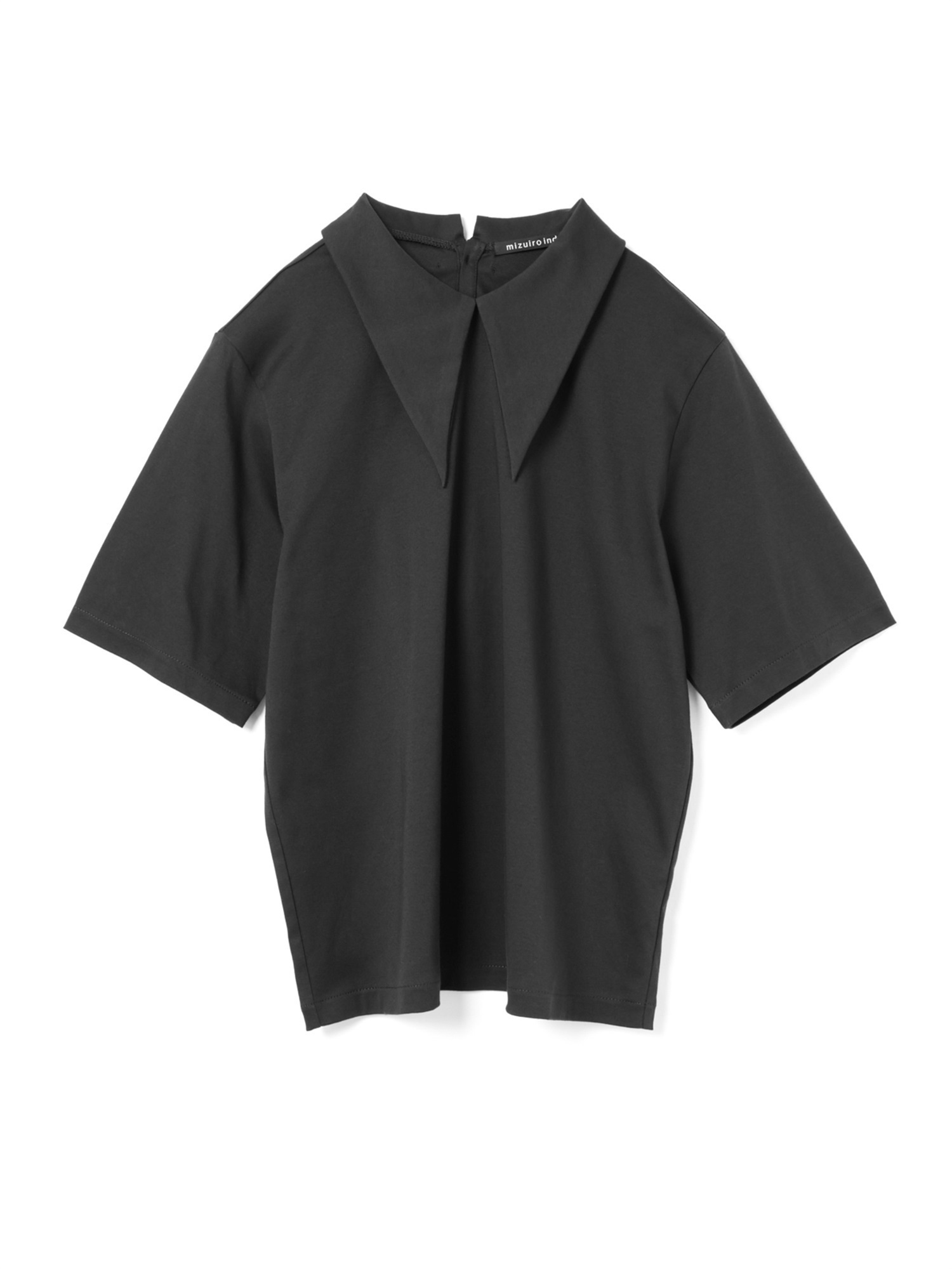 long collar T shit | 2-210128(black 99-Free)