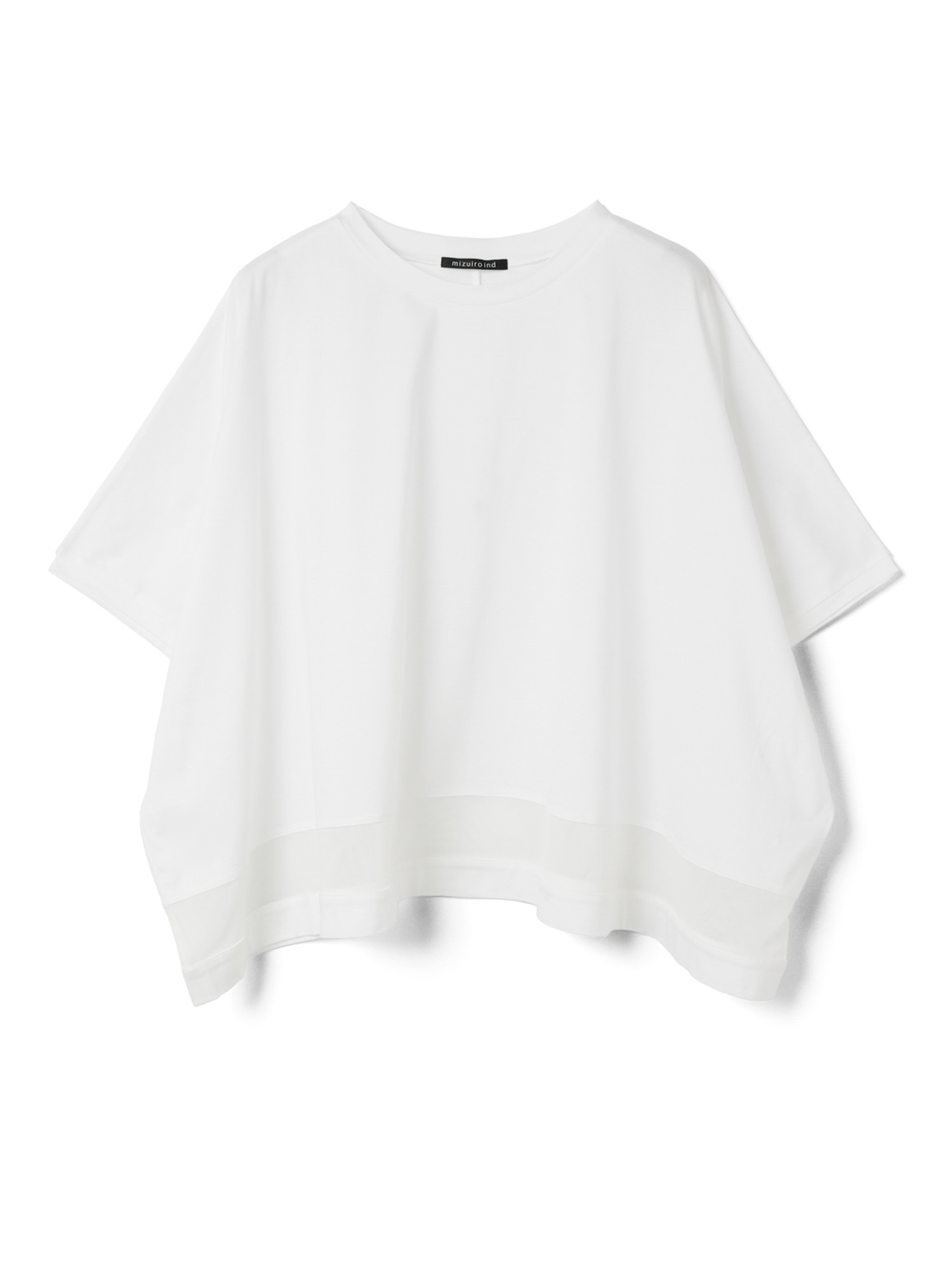 mesh hem wide P/O | 2-210130(off white 11-Free)