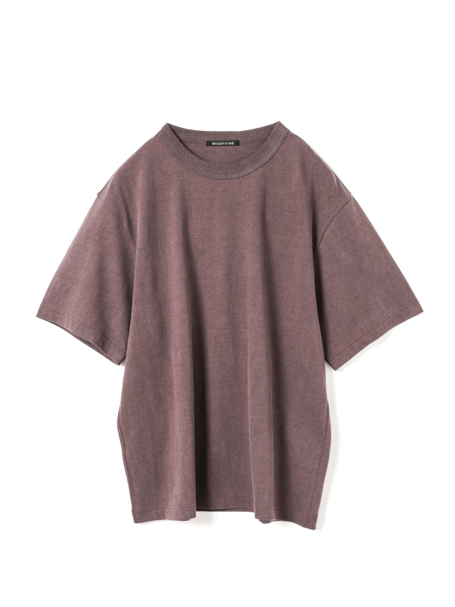 crew neck wide T | 2-210131(brown 44-Free)